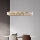 Axyaa Crystal Chandelier Stair Pendant Lamp Living Room Interior Lighting
