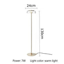 Axyaa Minimalist Iron Glass LED Floor Lamp - Nordic Restaurant Coffee Shop Chandelier