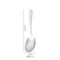 Axyaa Stainless Steel Serving Spoon Colander - Wide-mouthed, Catering Quality