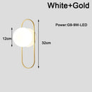 Nordic LED Wall Lights with G9 Bulb - Axyaa Wall Sconce for Bedroom, Living Room