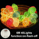 Axyaa Easter Egg Lights: Battery Operated Fairy String Lights for Home Party Decor