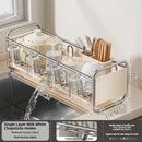 Axyaa Kitchen Draining Rack for Dishes, Bowls, Cups, and Chopsticks