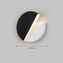 Axyaa Iron Round LED Wall Lamp for Living Room Bedroom, Nordic Acrylic Light Fixtures