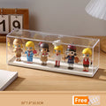 Axyaa Acrylic Doll Toys Storage Organizer Popmart Display Stand Waterproof Dust Proof