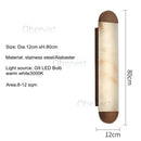 Axyaa Spanish Marble Wall Lamp Stainess Steel LED Light for Home Decor