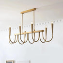 Axyaa Iron Black Pendant Light LED Chandelier Luxury Ceiling Lamp Luxe Bedroom Decor
