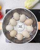 Axya Stainless Steel Expandable Food Steamer Basket Vegetable Cooker Mesh Bun Steamer