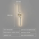 Axyaa LED Wall Light: Modern Bedroom Bedside Hotel Stairs Living Room Decor