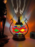 Axyaa Turkish Mosaic Table Lamp Handcrafted Night Light