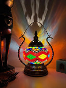 Axyaa Turkish Mosaic Table Lamp Handcrafted Night Light