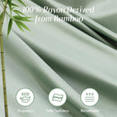 Axyaa 100% Organic Bamboo Silky Bed Sheet Set - Luxuriously Soft Hotel Bedding