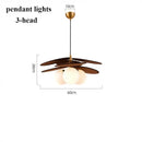 Axyaa Glass LED Chandelier: French Retro Pendant Lighting for Living Room, Dining, Bedroom