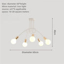Axyaa Vintage Industrial Chandelier Semi Flush Mount Ceiling Lamp