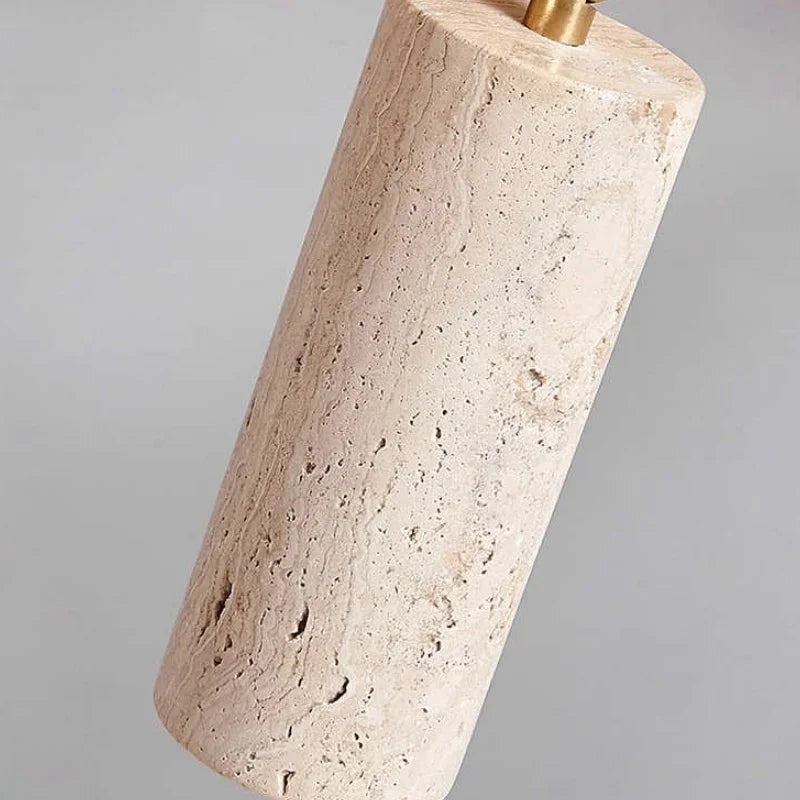 Axyaa Stone Metals Ceiling Light with 3 Warm Light Heads for Living Rooms