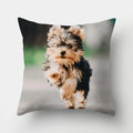 Dog Pattern Cushion Cover for Home Decor by Axyaa