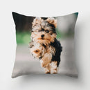 Dog Pattern Cushion Cover for Home Decor by Axyaa