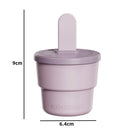 Silicone Popsicle Mold with Sticks by Axyaa - Kid-Friendly Ice Cream Maker