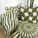 Tropical Plant Pattern 3D Cushion Cover 45x45cm for Living Room Sofa by Axyaa