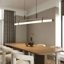 Axyaa Leather Strip Pendant Lights for Dining Room, Study Room, and Hotel Front Desk