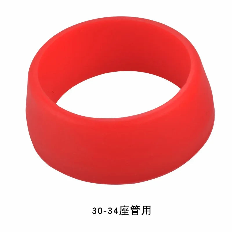 Axyaa Silicone Seat Post Cover for Mountain and Road Bikes