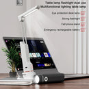 Axyaa Foldable LED Desk Lamp USB Rechargeable Touch Dimming Night Light