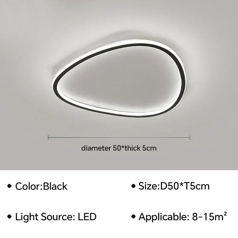 Axyaa Ultrathin LED Ceiling Lamp for Children's Bedroom and Home Decor