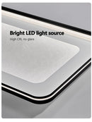 Axyaa Cloud Rectangular Ceiling Light: Modern Minimalist Living Room Main Lamp
