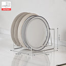 Axyaa Stainless Steel Dish Rack Holder Stand for Kitchen Countertop Storage