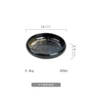 Axyaa 6inch Ceramic Plate Korean Kimchi Salad Dish Single Plate Bowl