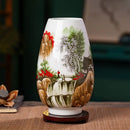Axyaa Jingdezhen Ceramic Vase for Home Decor and Office Ornaments