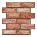 Axyaa 3D Faux Brick Peel and Stick Wall Panel Tile Sticker Self-adhesive 30cm X 30cm