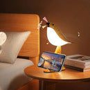 Axyaa LED Sparrow Table Light: USB Rechargeable Decorative Bird Lamp for Home Décor