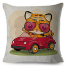 Axyaa Nordic Animal Cushion Cover - 45x45cm