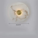 Axyaa LED Alabaster Wall Lamp Indoor Decor for Corridor, Bedroom, and Bedside