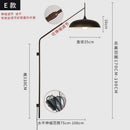 Axyaa Long Pole Swing Arm Wall Lamp LED E27 Gold/Black/Green Hotel Restaurant Hall
