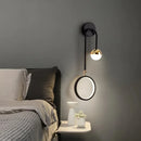 Axyaa Round LED Wall Lamp: Modern Rotatable Sconce for Indoor Lighting