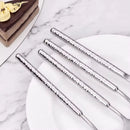 Axyaa Stainless Steel Cutlery Set with Hammer Pattern Handle