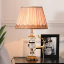 Axyaa Luxury Crystal Table Lamps - Modern, Contemporary Design for Home, Office, or Hotel