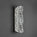 Axya Crystal LED Wall Lamp Chrome Stair Sconce Aisle Light for Home Hotel Decor