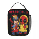 Axyaa Insulated Lunch Bag Cooler for Travel - Deadpool & Wolverine Theme