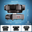 Axyaa 150W RGBW Moving Head Light for DJ Disco Party - Voice Control & DMX