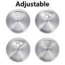 Axyaa Stainless Steel Spice Storage Box & Salt Shaker - Rotating Condiment Jar