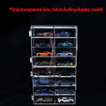 Axyaa 1/64 Scale Toy Cars Acrylic Display Case Shelf - Clear Storage Box