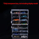 Axyaa 1/64 Scale Toy Cars Acrylic Display Case Shelf - Clear Storage Box