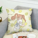 Axyaa Decorative Pillowcases for Sofa and Car, Fall-Inspired Design