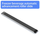 Axyaa Beverage Glide Rack: Supermarket Refrigerated Cabinet Roller Shelf.