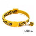 Axyaa Camouflage Pet Collar: Colorful Adjustable Collar with Bell for Dogs & Cats.