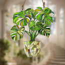 Turtle Leaf Acrylic Hanging Ornaments - Axyaa Wedding & Home Decor Craft