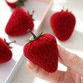 Axyaa Strawberry Jewelry Display Box: Cute Fashion Ring Storage Case for Wedding & Engagement