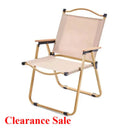 Axyaa Portable Beach Chair: Foldable Carbon Steel Outdoor Camping Stool
